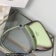Prada Cleo brushed leather shoulder Bag 1BC499 Ombre Green 2022