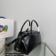 Prada Supernova Medium leather handbag 1BA365 brushed Black 2022