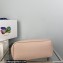 Prada perforated logo Medium leather tote Bag 1BG384 Pink 2022