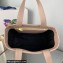 Prada perforated logo Medium leather tote Bag 1BG384 Pink 2022