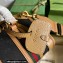 Gucci Mini top handle bag with Double G 715771 Canvas and leather Brown