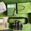 Gucci Mini top handle bag with Double G 715771 Canvas and leather Gray