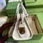 Gucci Mini top handle bag with Double G 715771 leather  White