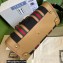 Gucci Small top handle bag with Double G 715772 Canvas and leather Brown