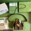 Gucci Small top handle bag with Double G 715772 Canvas and leather Brown