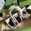Gucci Small top handle bag with Double G 715772 Canvas and leather White
