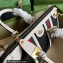 Gucci Small top handle bag with Double G 715772 Canvas and leather White