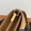 Saint Laurent solferino medium satchel bag in suede Leather 634305 Brown