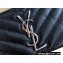 Saint Laurent cassandre key pouch Wallet 438386 Black/Silver