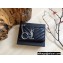 Saint Laurent cassandre key pouch Wallet 438386 Black/Silver