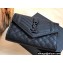 Saint Laurent small envelope wallet in mix Leather 651026 So Black