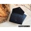 Saint Laurent small envelope wallet in mix Leather 651026 So Black