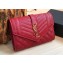 Saint Laurent small envelope wallet in mix Leather 651026 Red