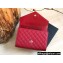 Saint Laurent small envelope wallet in mix Leather 651026 Red