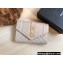 Saint Laurent small envelope wallet in mix Leather 651026 Beige