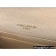 Saint Laurent small envelope wallet in mix Leather 651026 Beige