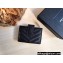 Saint Laurent cassandre Card Holder Wallet 607907 So Black