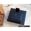 Saint Laurent cassandre Card Holder Wallet 607907 So Black