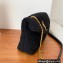 Saint Laurent puffer toy chain bag in Tweed 620333 Black