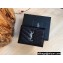 Saint Laurent cassandre flap card case Wallet 530841 Black/Silver