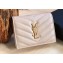 Saint Laurent cassandre flap card case Wallet 530841 Beige