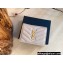 Saint Laurent cassandre flap card case Wallet 530841 Beige
