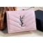 Saint Laurent cassandre flap card case Wallet 530841 Pink