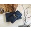 Saint Laurent cassandre zip around Wallet 358094 Black/Gold