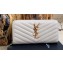 Saint Laurent cassandre zip around Wallet 358094 Beige