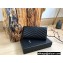 Saint Laurent cassandre large flap wallet 372264 Black/Gold