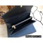 Saint Laurent cassandre large flap wallet 372264 Black/Gold