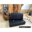 Saint Laurent cassandre large flap wallet 372264 Black/Silver