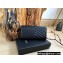 Saint Laurent cassandre large flap wallet 372264 So Black