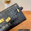 Saint Laurent manhattan clutch Bag in crocodile-embossed leather 695949 Black