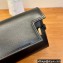 Saint Laurent manhattan clutch Bag in leather 695949 Black