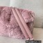 Saint Laurent puffer small chain bag in Wool 577476 Pink