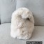 Saint Laurent puffer small chain bag in Wool 577476 White