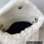 Saint Laurent puffer small chain bag in Wool 577476 White