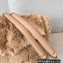 Saint Laurent puffer small chain bag in Wool 577476 Camel