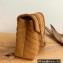 Saint Laurent loulou Medium chain bag in quilted "y" suede 574946 Brown