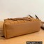 Saint Laurent loulou Medium chain bag in quilted "y" suede 574946 Brown