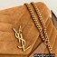 Saint Laurent loulou Medium chain bag in quilted "y" suede 574946 Brown