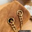 Saint Laurent loulou Medium chain bag in quilted "y" suede 574946 Brown
