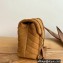 Saint Laurent loulou small chain bag in quilted "y" suede 494699 Brown