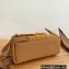 Saint Laurent loulou small chain bag in quilted "y" suede 494699 Brown