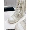 Dior D-zenith heeled Ankle Boots White 2022