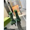 Gucci Heel 7.5cm GG knit ankle boots ‎718378 Black/Green 2022