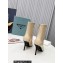Prada Heel 8.5cm leather iconic triangle logo ankle Boots Brushed Beige