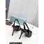Prada Heel 8.5cm leather iconic triangle logo slingback pumps Black