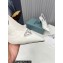 Prada Heel 8.5cm leather iconic triangle logo slingback pumps Brushed White